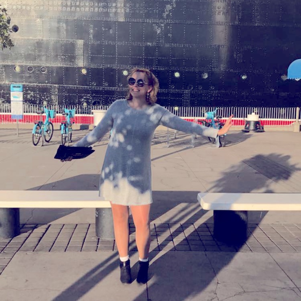 Cupio long sleeve sweater dress